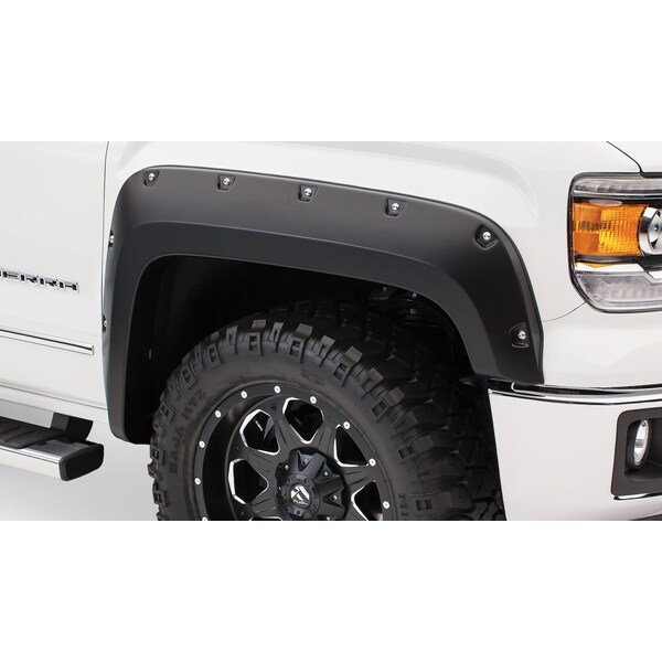 Bushwacker 2014-15 SIERRA 1500 POCKET STYLE FENDER FLARES-FRONT PAIR 40121-02 - main